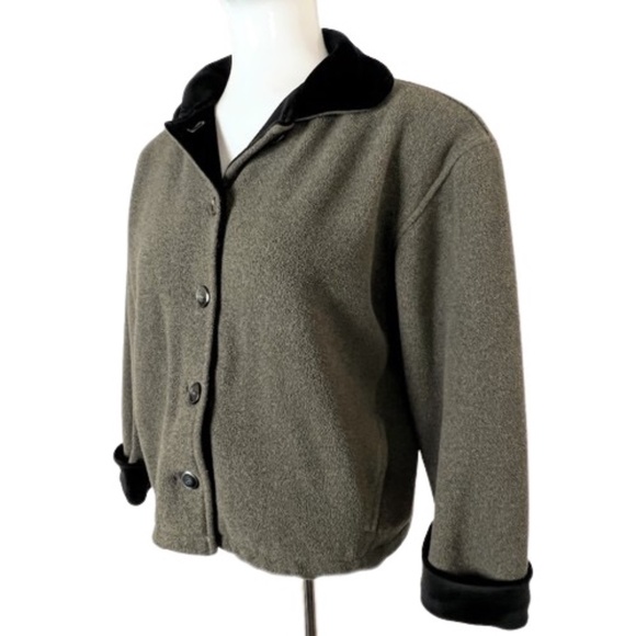 🎉Vintage Half Moon Bay Outfitters Velvet & Fleece Jacket 🎉H.P. - Picture 1 of 13